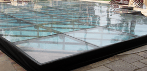 A Pool Cover Brings Your Event Outside