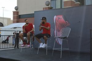 One of our mobile studio set ups