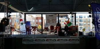 Full Production Christmas event at Dallas Farmers Market for CBS Radio