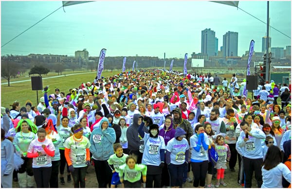 Image of Starting Line at 5K Run Event