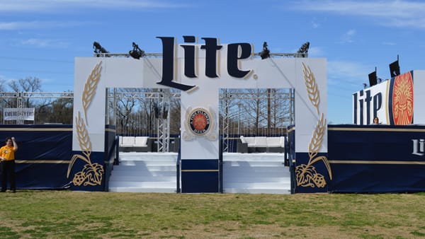 Image of Miller Lite concert lounge