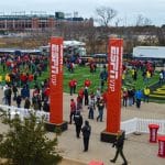 Banner Placement using truss and ballast